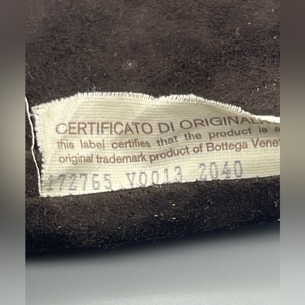 Bottega Veneta Intrecciato Leather Pouch, Brown, Preowned - Picture 6 of 10